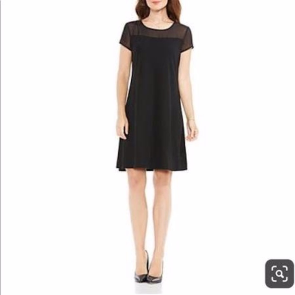 Vince Camuto Dresses & Skirts - BOGO Vince Camuto Little Black Sheer Neck Dress M